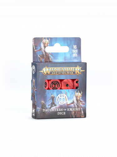 Dobókockák Warhammer Age of Sigmar – Daughters of Khaine Dice (16 db)
