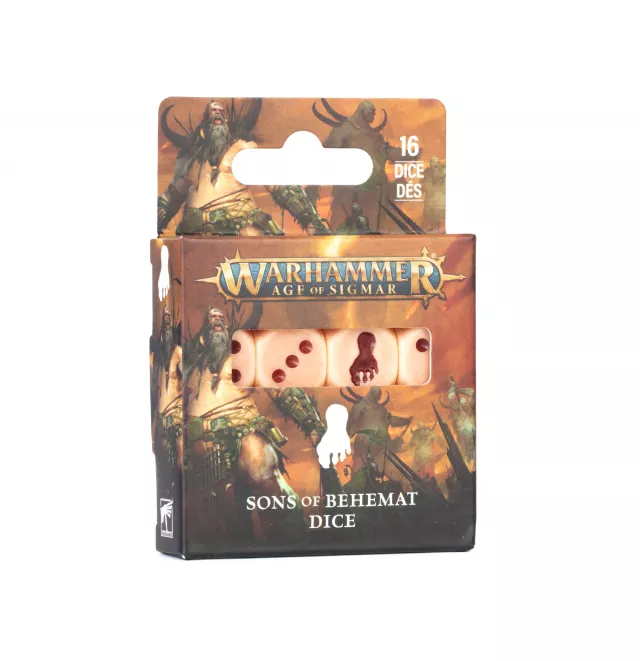 Dobókockák Warhammer Age of Sigmar - Sons of Behemat Dice (16 db) - Asztali játék