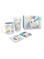 Pokémon - Eevee ajándékcsomag (bögre, pohár, poháralátét)