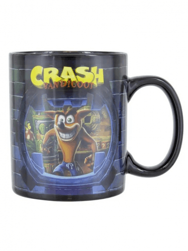 Crash Bandicoot bögre- Crash Bandicoot (hőre változó)