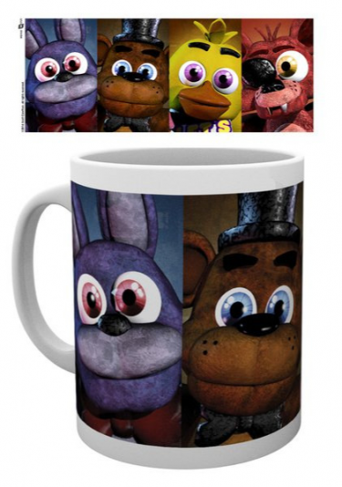 Five Nights at Freddys bögre - Faces