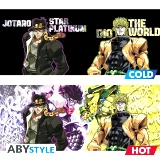 Hrnek JoJo's Bizarre Adventure - Jotaro and Dio (měnící se)