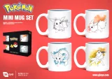 Pokémon kávés kispohár- Espresso szett  Eevee Evolutions- 4 db
