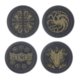 Alátét Game of Thrones: House of the Dragon - Metal Coasters (4ks)