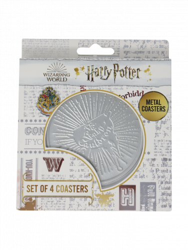 Poháralátétek Harry Potter - Embossed (4 db)