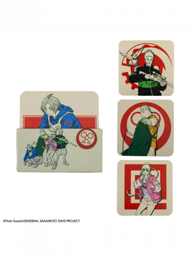 Poháralátétek Sakamoto Days - Sakamoto (4 db)