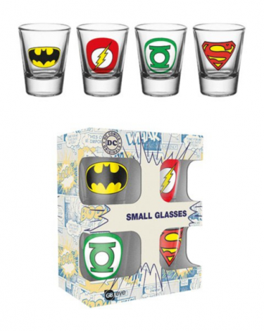 DC Comics feles poharak- Logos