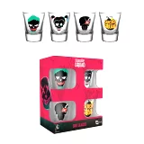 Kispoharak DC Comics - Suicide Squad Skulls ( 4 db-os szett)