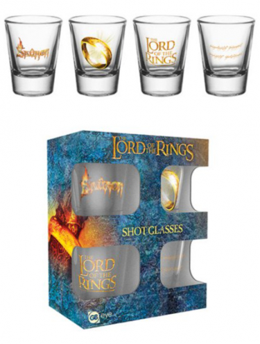 Gyűrűk ura / The Lord of the Rings feles pohár szett (4db-os)