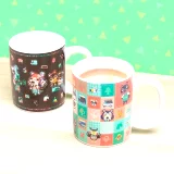 Bögre Animal Crossing - Falusiak (hőre változó) - Változó bögre