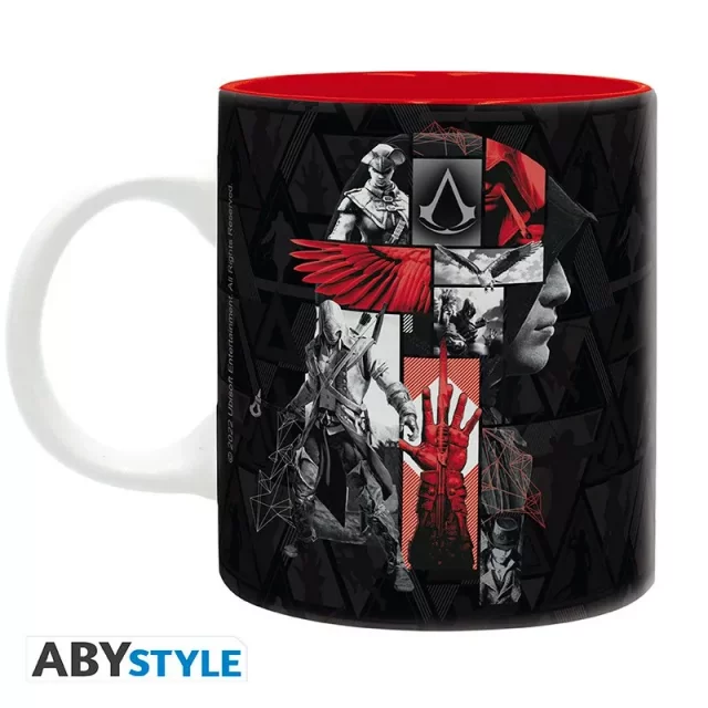 Hrnek Assassin's Creed - Crest Black & Red