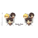 Hrnek Attack on Titan - Chibi Trio