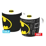 Bögre Batman - Logo (hőre változó) - DC Comics