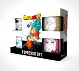 Kispohár Dragon Ball - Goku Espresso szett - 4 db