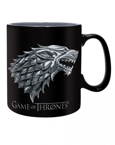 Bögre Game of Thrones - Winter is Coming Black