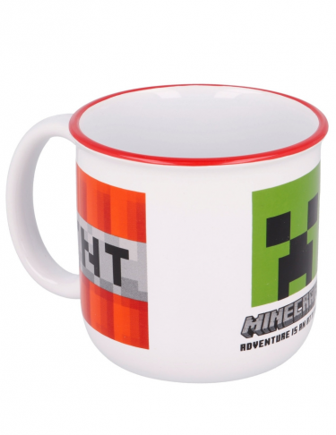 Bögre Minecraft - Creeper & TNT Round