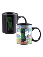Bögre Minecraft - Creeper (hőre változó)