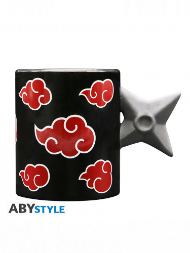 Bögre Naruto Shippuden - Akatsuki Shuriken 3D