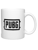 Bögre PUBG - Logo (fehér)