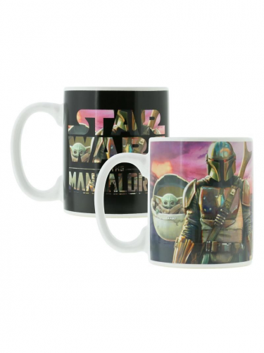 Bögre Star Wars: The Mandalorian - Mandalorian (hőre változó)