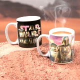 Bögre Star Wars: The Mandalorian - Mandalorian (hőre változó) - Változó bögre