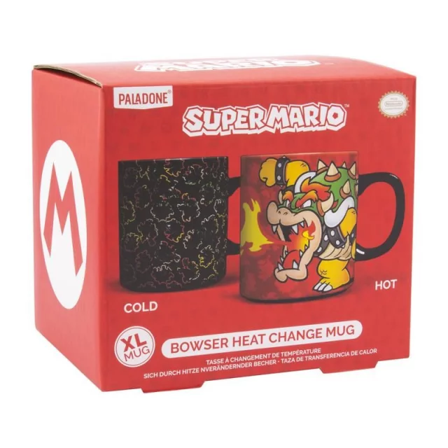 Bögre Super Mario - Bowser XL (hőre változó)