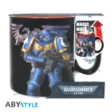 Bögre Warhammer 40,000 - Ultramarine & Black Legion (hőre változó) - Változó bögre