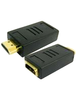 HDMI 19 Pin male - female redukció (aranyozott csatlakozók)
