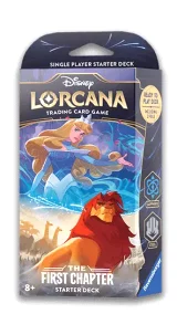 Kártyajáték Lorcana: The First Chapter - Sapphire / Steel Starter Deck - Disney