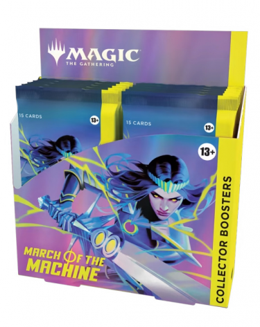 Kártyajáték Magic: The Gathering March of the Machine - Collector Booster Box (12 Booster)