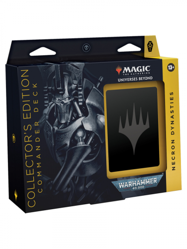 Kártyajáték Magic: The Gathering Universes Beyond: Warhammer 40,000 - Necron Dynasties Collector's Edition (Commander Deck)