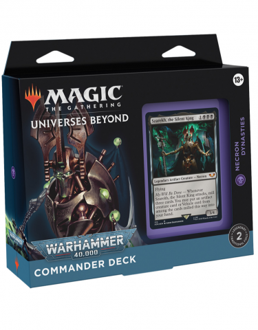 Kártyajáték Magic: The Gathering Universes Beyond: Warhammer 40,000 - Necron Dynasties (Commander Deck)