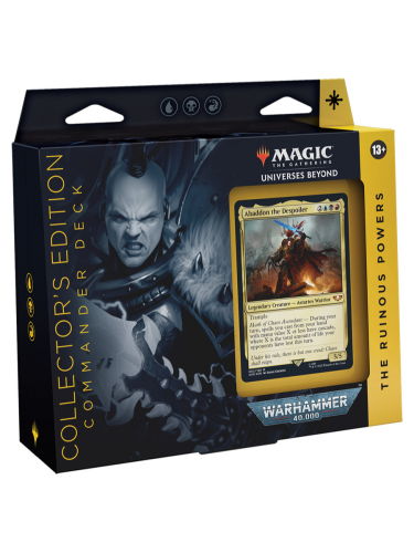 Kártyajáték Magic: The Gathering Universes Beyond: Warhammer 40,000 - The Ruinous Powers Collector's Edition (Commander Deck)