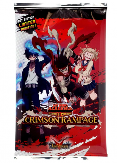 Kártyajáték My Hero Academia - Crimson Rampage Booster (10 kártya)