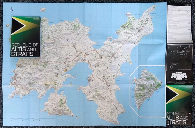 Mapa Arma 3 - Republic of Altis and Stratis