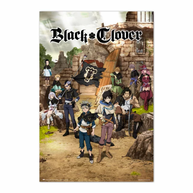 Plakát Black Clover - Black Bull squad & Yuno