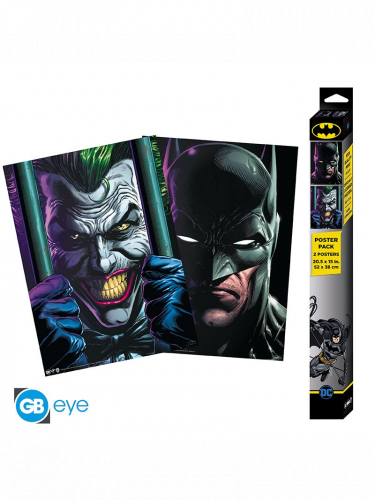 Poszter DC Comics - Batman & Joker (szett 2 db)