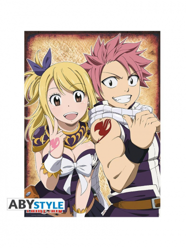Poszter Fairy Tail - Natsu & Lucy