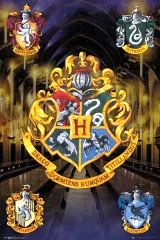 Plakát Harry Potter - Crests