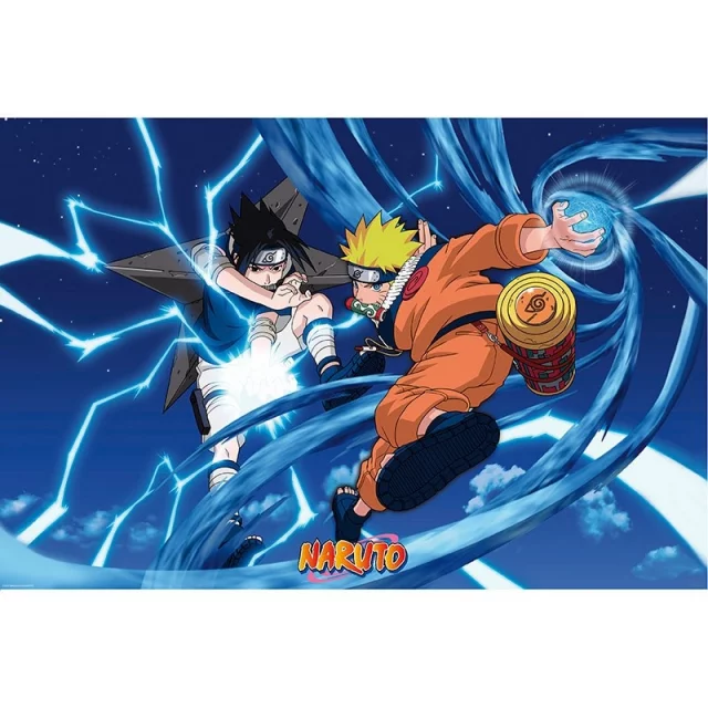 Plakát Naruto Shippuden - Naruto & Sasuke