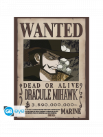 Poszter One Piece - Wanted Mihawk Wano