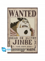 Poszter One Piece - Wanted Jinbe Wano