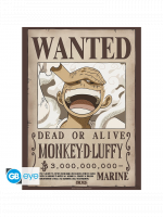 Poszter One Piece - Wanted Luffy