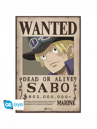 Poszter One Piece - Wanted Sabo