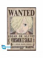 Poszter One Piece - Wanted Sanji Wano