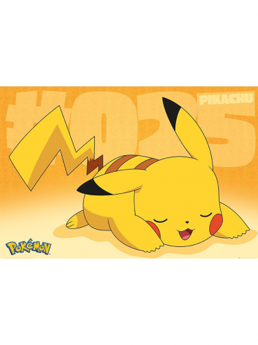 Poszter Pokémon - Pikachu Asleep