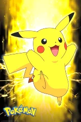 Pokémon poszter - Pikachu Neon