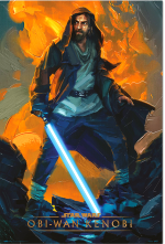 Poszter Star Wars: Obi-Wan Kenobi - Flames Painting
