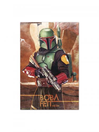 Poszter Star Wars: The Mandalorian - Boba Fett