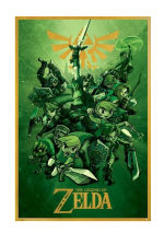 Poszter The Legend of Zelda - Link Fighting